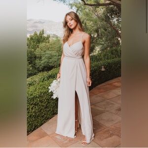 Show Me Your Mumu “Liz Maxi Dress” in color “Show Me the Ring Crisp”